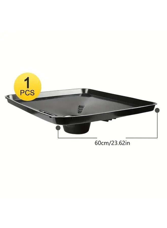 Black 4 Gallon 15L Car Repair Oil Drain Square Filler Without Oil Pad - Image 2